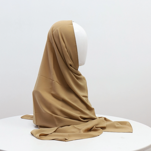 1.3 Plain Crinkle Chiffon Tudung