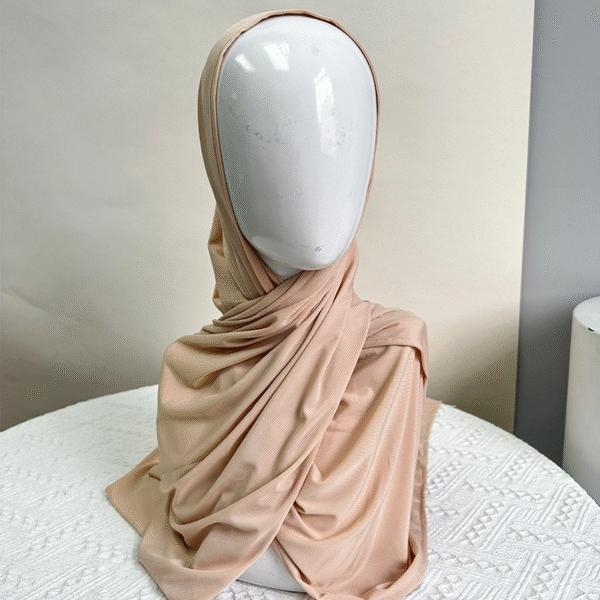 Premium ribbed jersey hijab