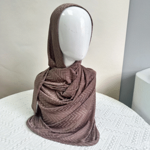 Breathable Stretchy Texture Plain Color Jersey Hijab
