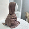 Breathable Stretchy Texture Plain Color Jersey Hijab