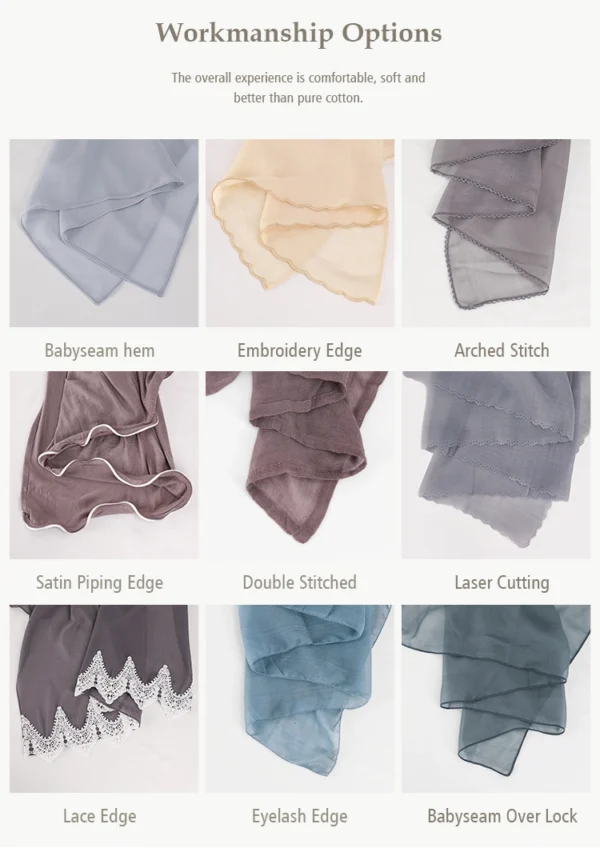2.1 Bawal Chiffon Silk Hijab