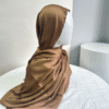 Plain Satin Crinkle Hijab