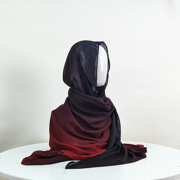Ombre Rayon Modal Hijab