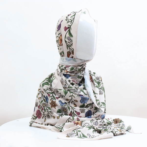 Wholesale Printed Korean Chiffon Hijabs