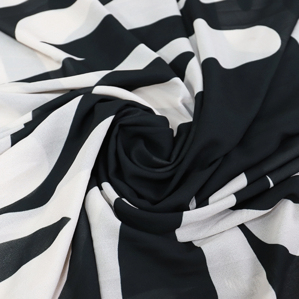 Printed Soft Pearl Chiffon Hijab