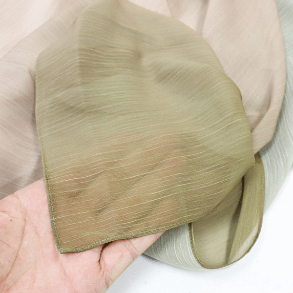 Chiffon Crinkle Tie-Dye Scarf