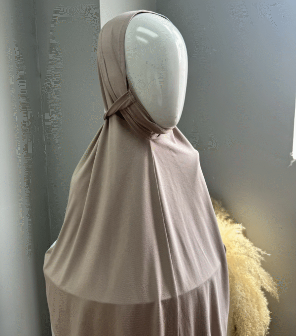Premium Instant Tie-Back Jersey Hijab Scarf