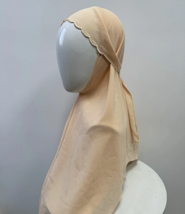 Premium Chiffon Instant Tie-Back Jersey Hijab Scarf