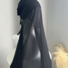 Chiffon Hijab with Tie-Back Inner Underscarf Instant