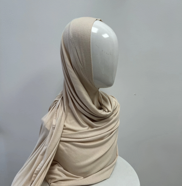 Premium jersey One loop instant hijab﻿