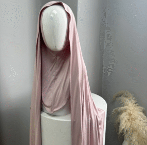 2pcs Attached Women Instant Cotton Jersey Hijab