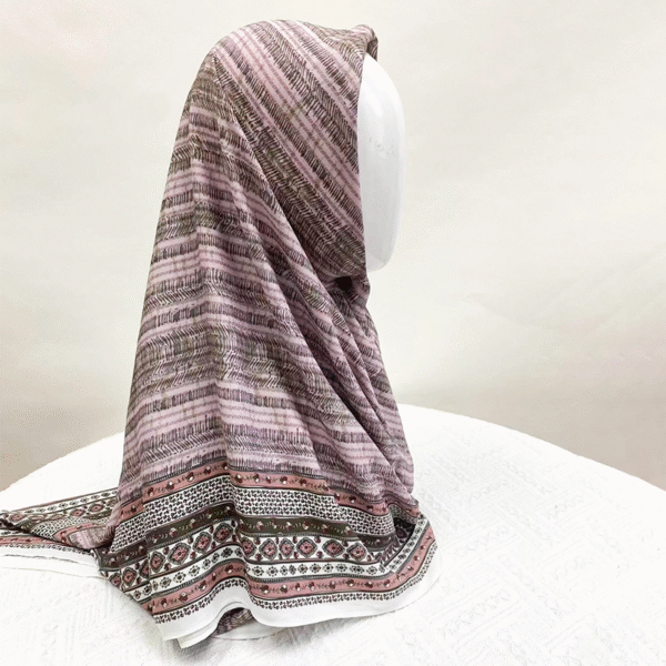 Korean Chiffon Crepe Bawal Tudung