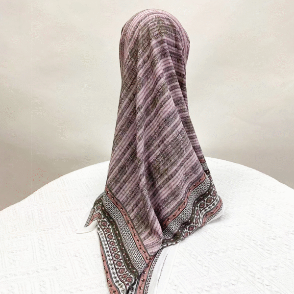 Korean Chiffon Crepe Bawal Tudung