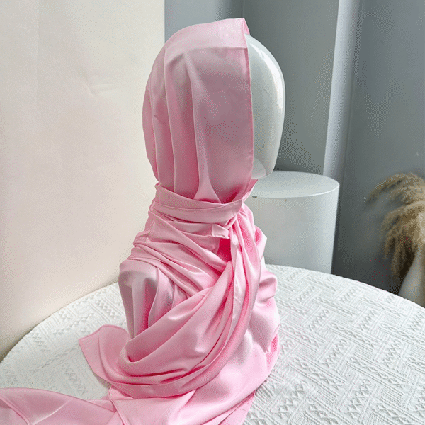 Satin Silk Crinkle Hijab