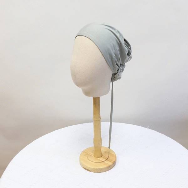 New Breathable Elastic Tie Back Mesh Undercap
