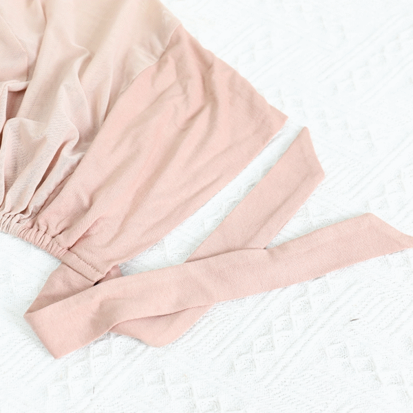 Ready to Ship Tie Back Mesh Cap