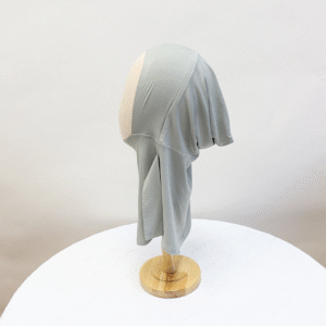 Bamboo Jersey Neck Cover Caps with Ear Piercing