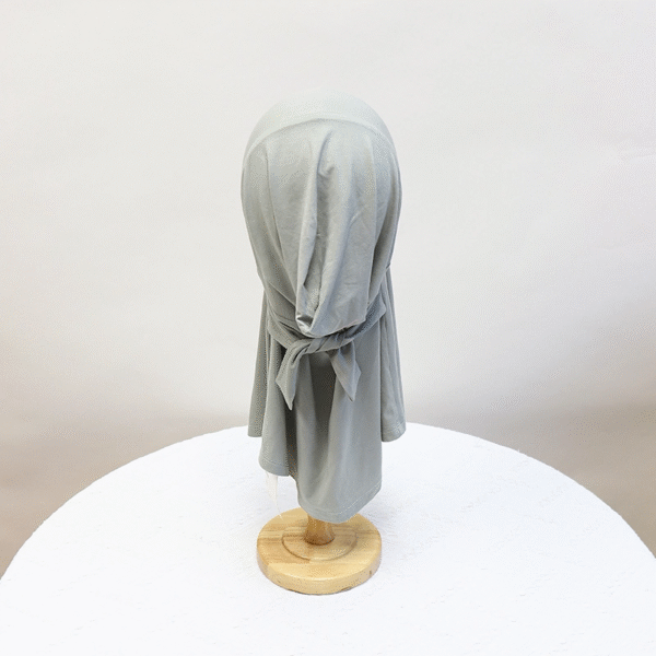 Bamboo Jersey Neck Cover Caps with Ear Piercing