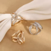 74.1 Custom Triangle Diamond Hijab Ring