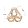 74.4 Custom Triangle Diamond Hijab Ring