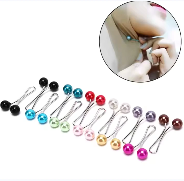 77.2 U Shaped Needle Pearl Hijab Pin