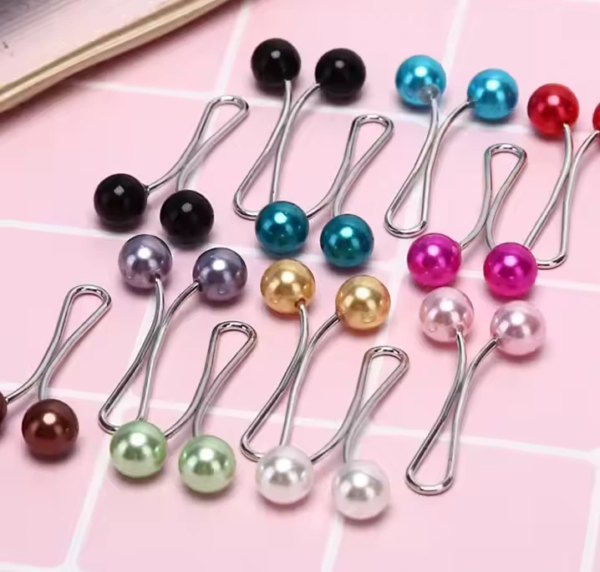 77.4 U Shaped Needle Pearl Hijab Pin