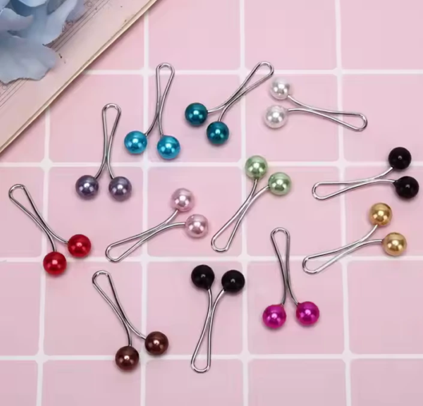 77.5 U Shaped Needle Pearl Hijab Pin