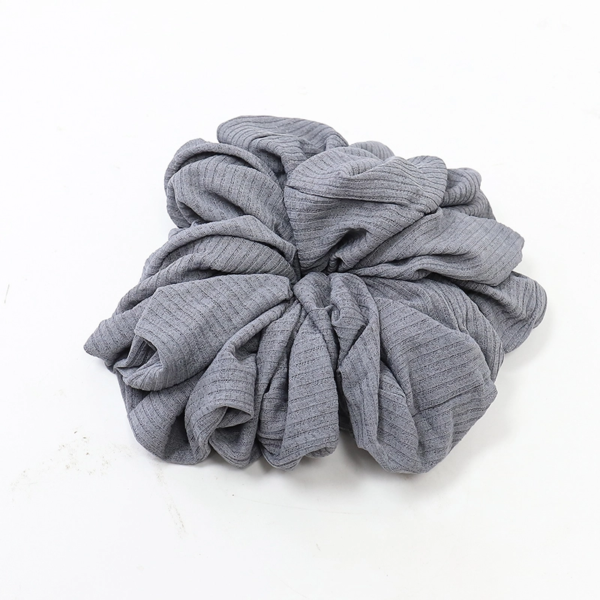 OEM/ODM 22cm Ribbed Jersey Hair Scrunchies