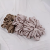 Wholesale Satin Crepe Solid Color Scrunchies