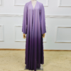 06ad9a0d-b372-45ee-b2a1-bef83718d38e Ombre EID Fashion Modest Embroidery EID Cardigan Robe Muslim Abaya