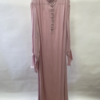 1 Custom Extra Long Sleeve Knit Maxi Dress for Muslim Women