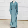 1 Muslim Women Long Modest Maxi Dress Dubai Party Evening Abayas