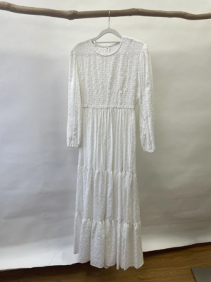 1 Custom Extra Long Sleeve Knit Maxi Dress for Muslim Women