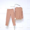 Custom Modest 2 Piece Cotton Sweatshirt Oversized Hoodie Set