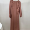 Hot Sell Custom Style Polyester Modest Maxi Dress for Muslim Women