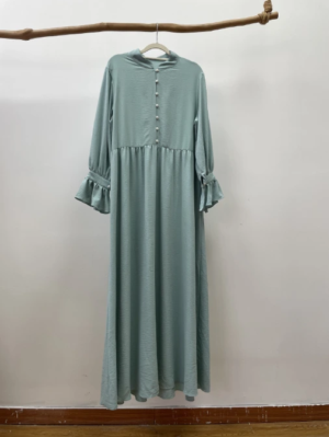 1 Hot sell New custom Style Muslim women modest Maxi Dress