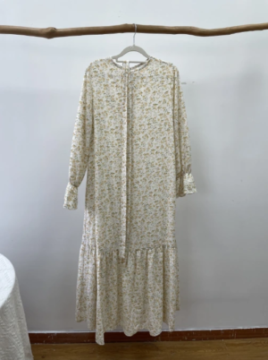 1 New Style printed Muslim women modest Maxi Dress