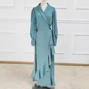 1 Muslim Women Long Modest Maxi Dress Dubai Party Evening Abayas