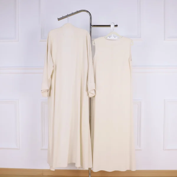 1 Embroidery Women Modest set Popular Women's Clothing 2 pcs Abaya Tops and Pants Set