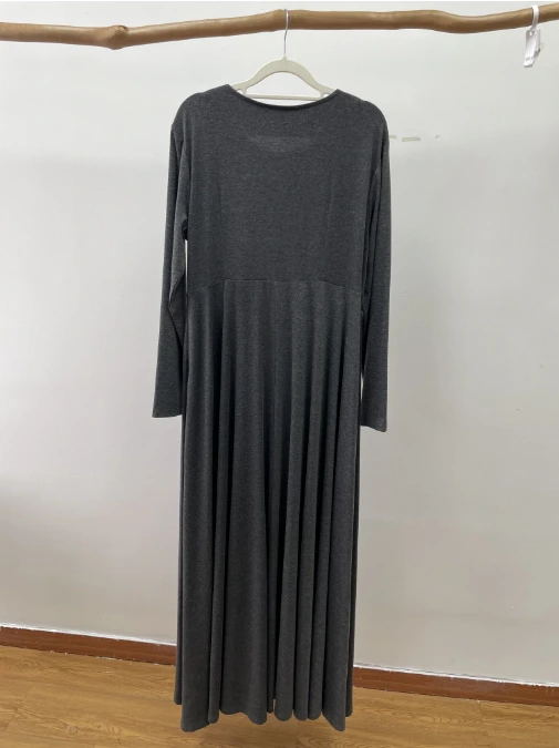 1 New Muslim women modest knitwear Maxi Dress
