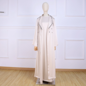 156cda15-2aa4-4f00-9b5a-0520dc76714b Islamic Dubai fashion luxury abaya with scattered beaded