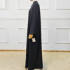 Turkish EID Modest Islamic Clothing Elegant Open Abaya Women Muslim Kaftan