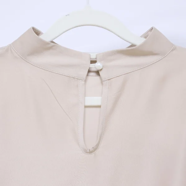 2 New Arrivals Spring Modest Muslim Women Sets Breathable Solid Color Two Piece Set