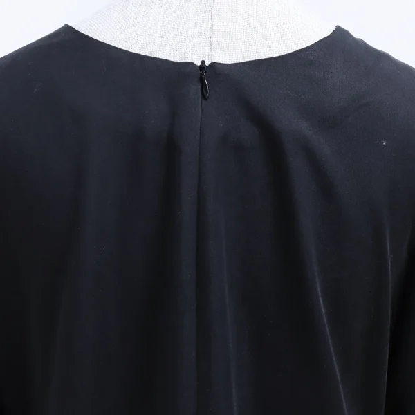 2 Muslim Women Sets Clothing Breathable Solid Color Long Sleeve Two Piece Set