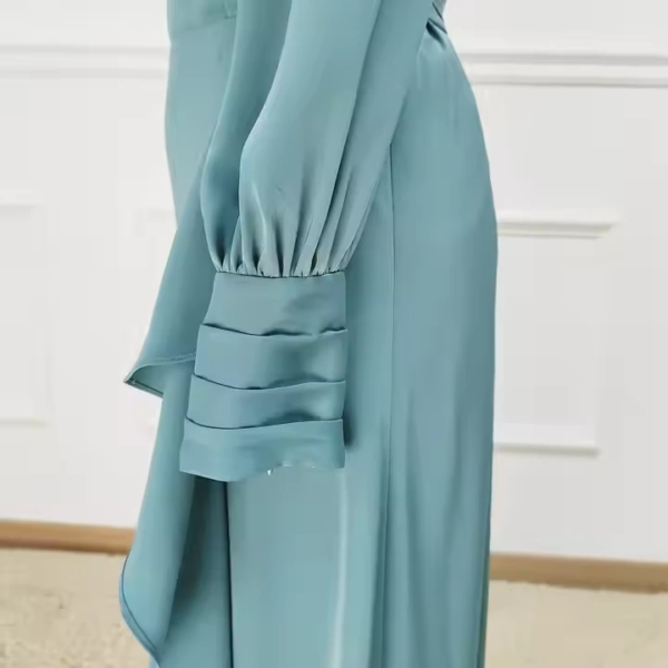 2 Muslim Women Long Modest Maxi Dress Dubai Party Evening Abayas