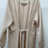 3 Polyester Blend Extra Long Sleeve Rib Knit Boat Neck Knit Ladies' Dresses