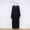 Factory New Developed Polyester Floral Jacquard Fabric for Fashion Abaya