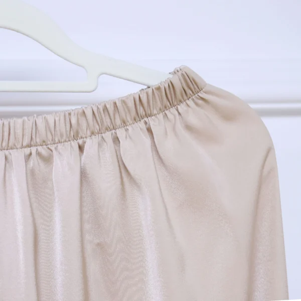 3 New Arrivals Spring Modest Muslim Women Sets Breathable Solid Color Two Piece Set