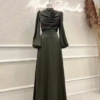 4 Womens Muslim Sleeve Long Maxi Dress