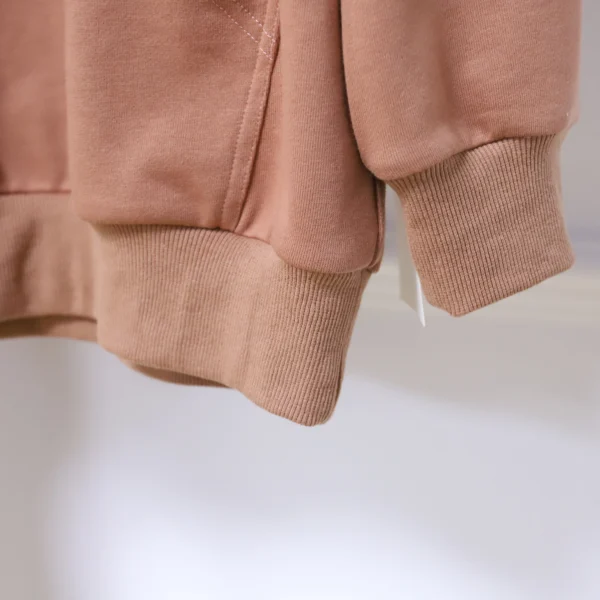 Custom Modest 2 Piece Cotton Sweatshirt Oversized Hoodie Set